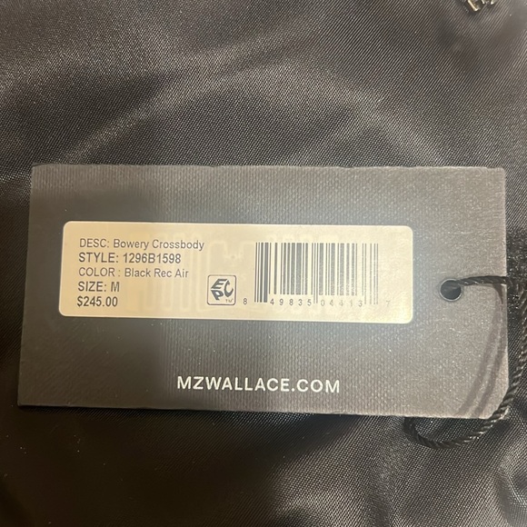 MZ Wallace Black Messenger Bag with Ruched Detailing - Please see all photos! - Picture 3 of 12